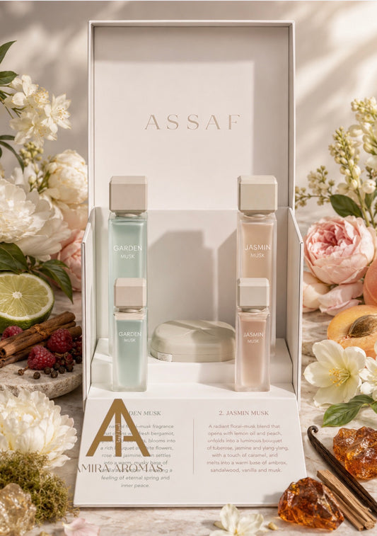 Musk Assaf Set 2x125mL + 2x25mL |  Assaf Eau de Parfum