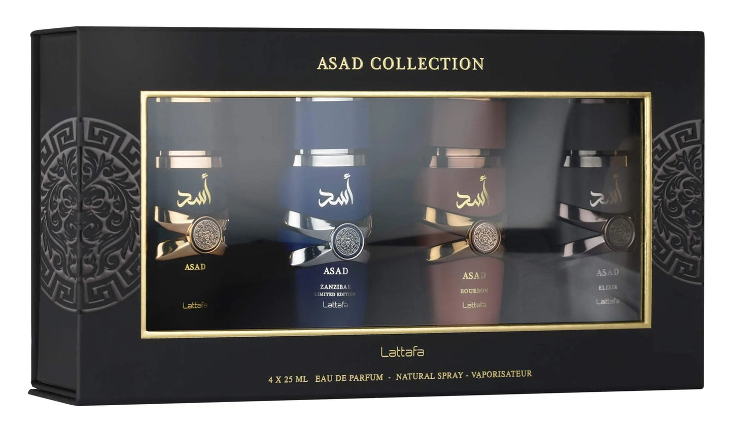 Asad Collection 25mL | Lattafa Eau de Parfum 4x25mL
