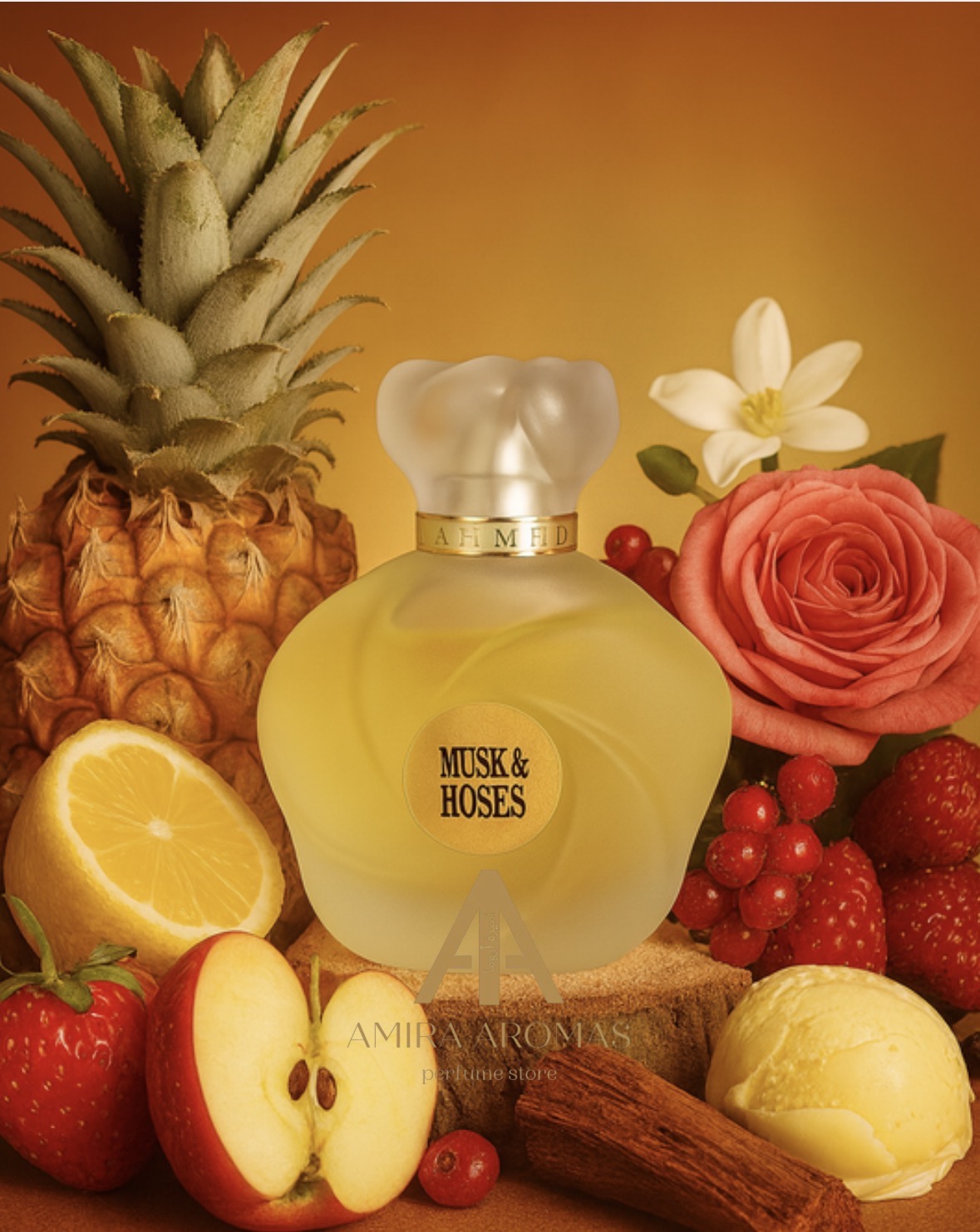 Musk and Roses | Ahmed al Maghribi Eau de Parfum 75mL
