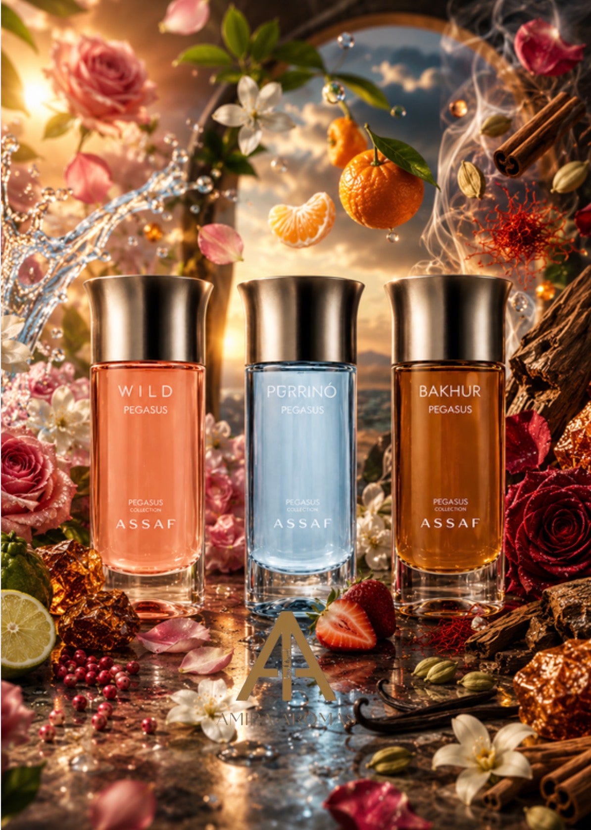 Pegasus Collection Gift Set | Assaf Eau de Parfum 100x3mL