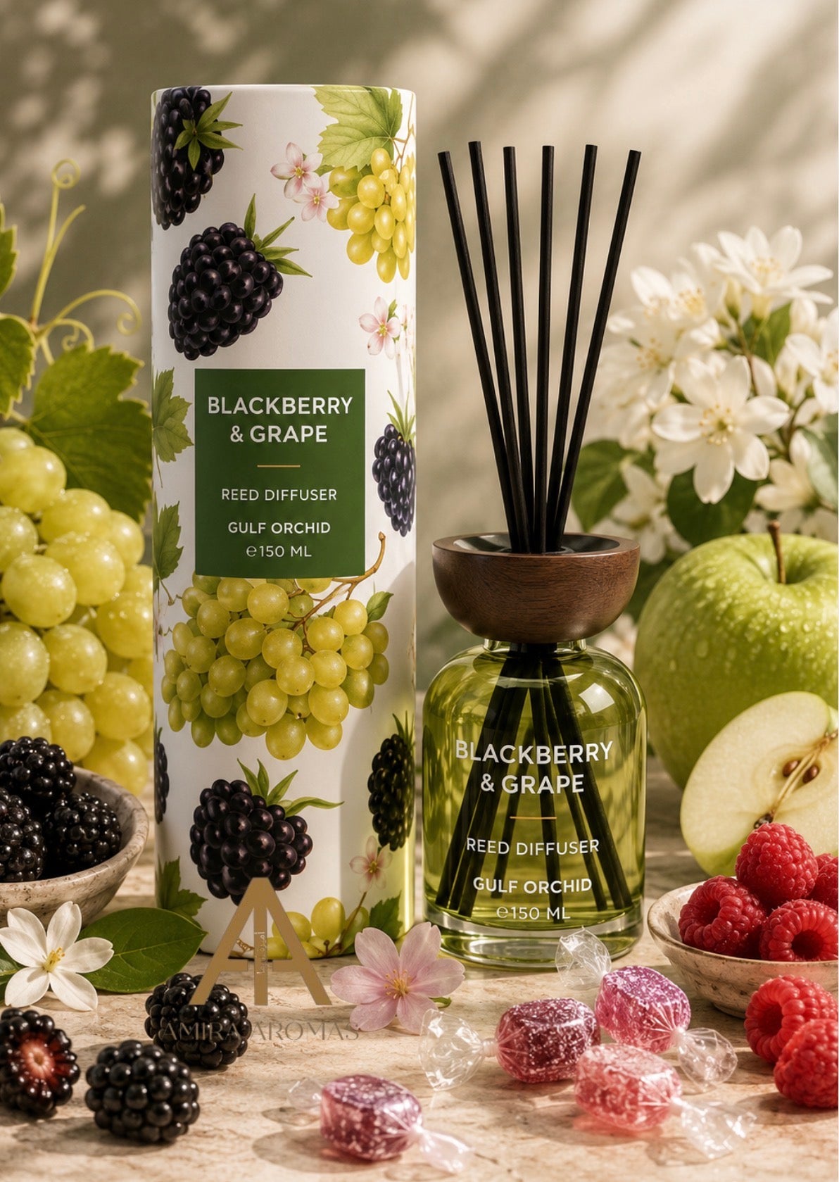 Amora & Uva DIFFUSER | Gulf Orchid 250mL