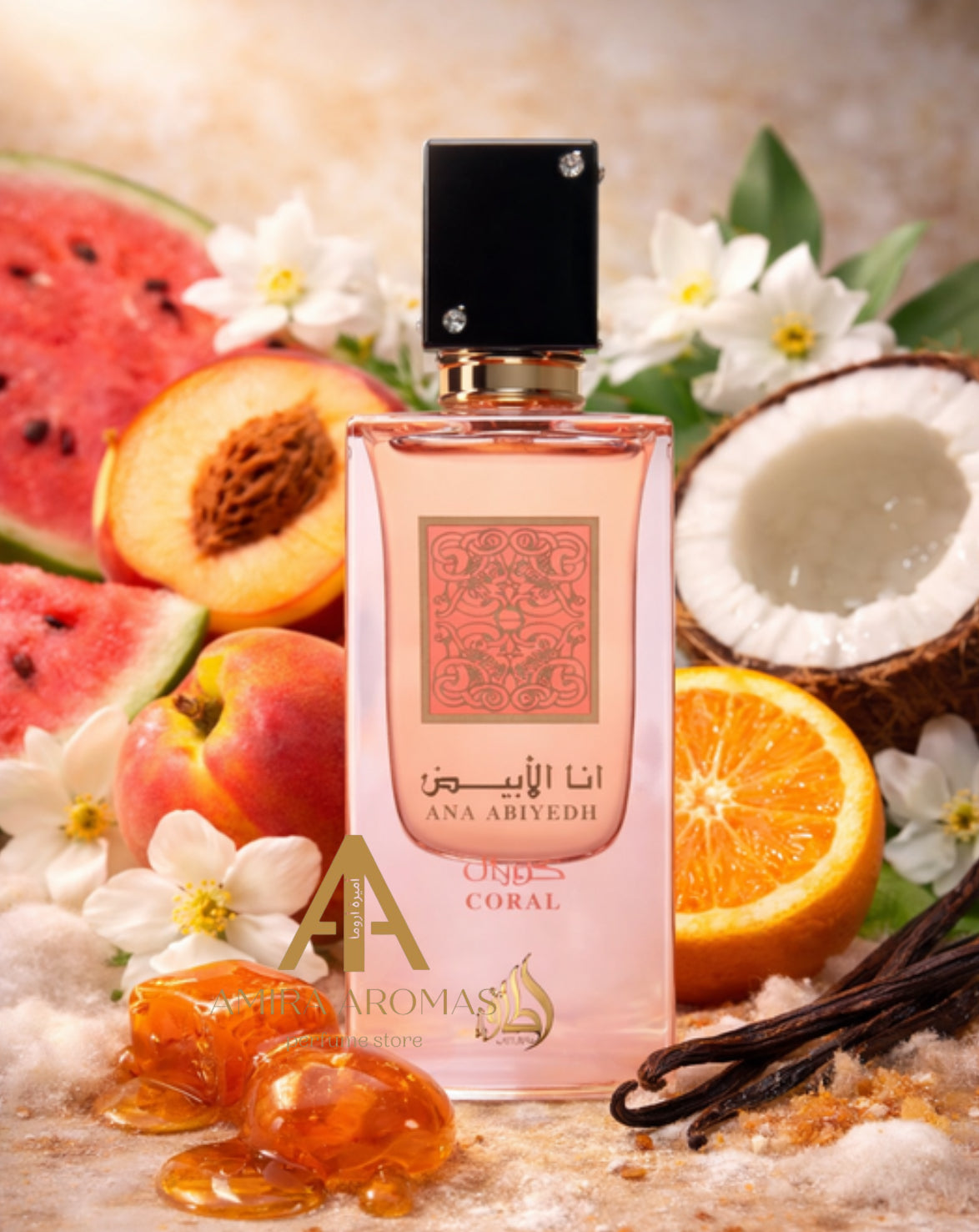 Ana Abiyedh Coral | Lattafa Eau de Parfum 60mL