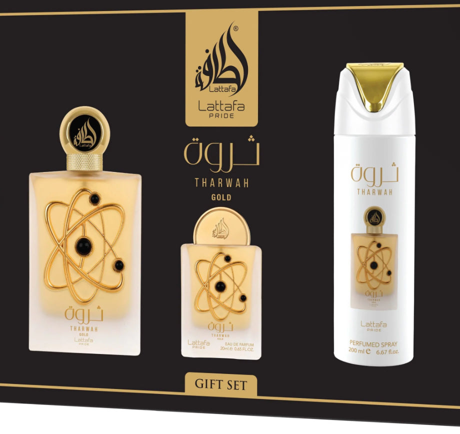 GIF SET - Tharwah Gold (3pcs)