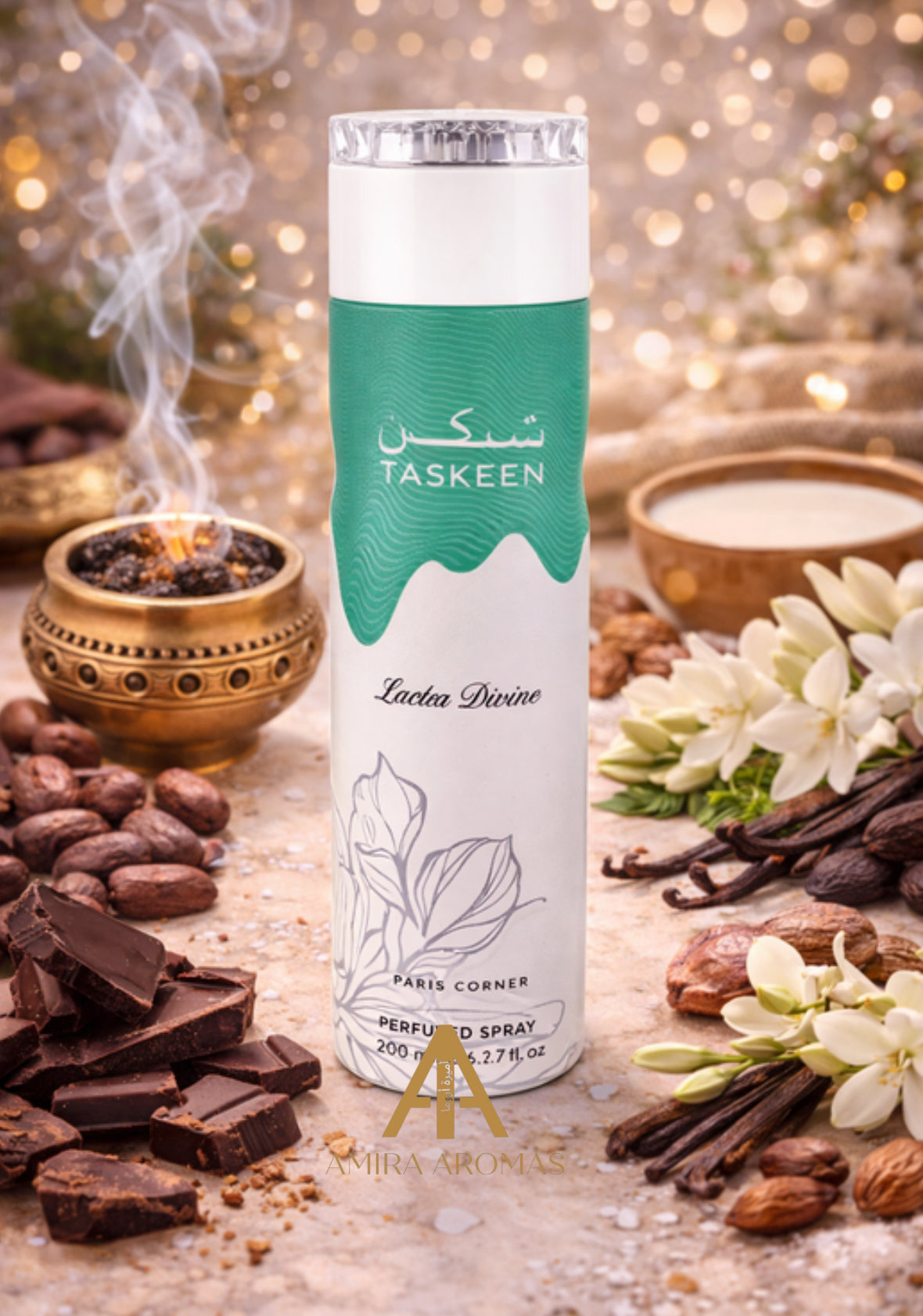 Deodorant Spray Taskeen Lactea Paris Corner 200mL