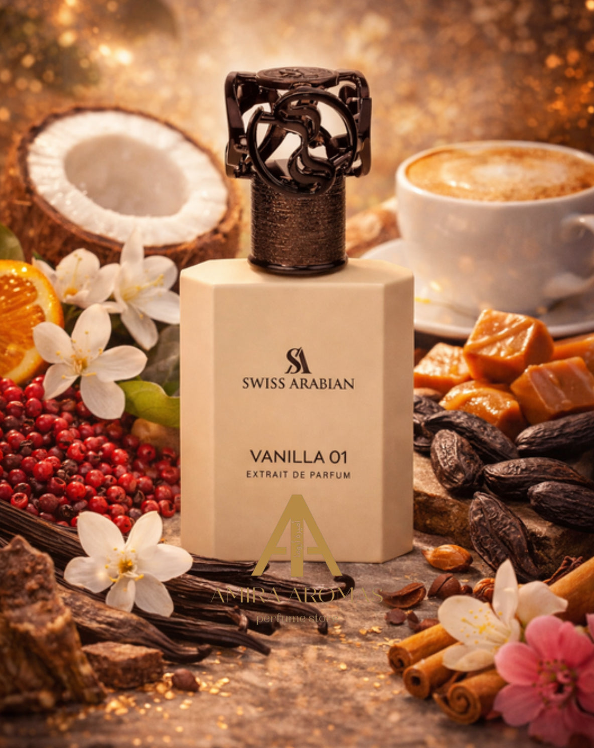 Vanilla 01  | Swiss Arabian Extrait de Parfum 50mL