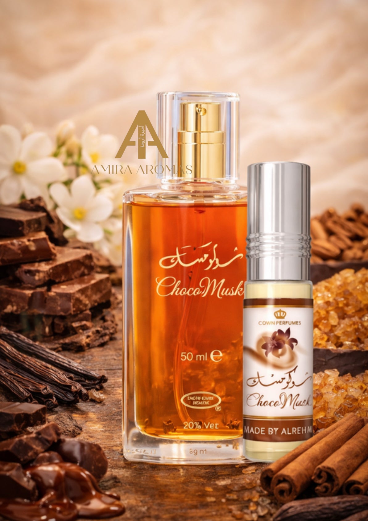 Choco Musk | Al Rehab oil 6mL+ 50mL – Amira Aromas