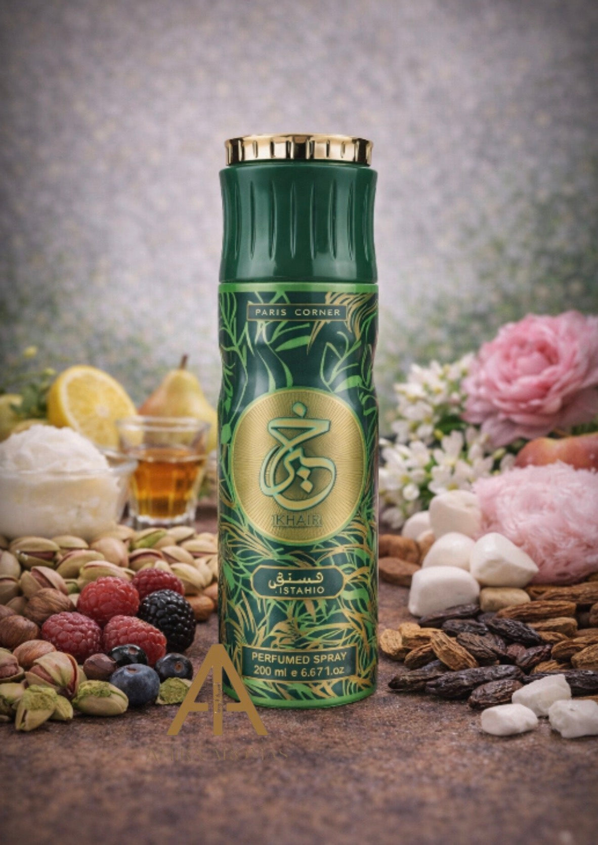 Deodorant Spray Khair Pistacho Paris Corner 200mL